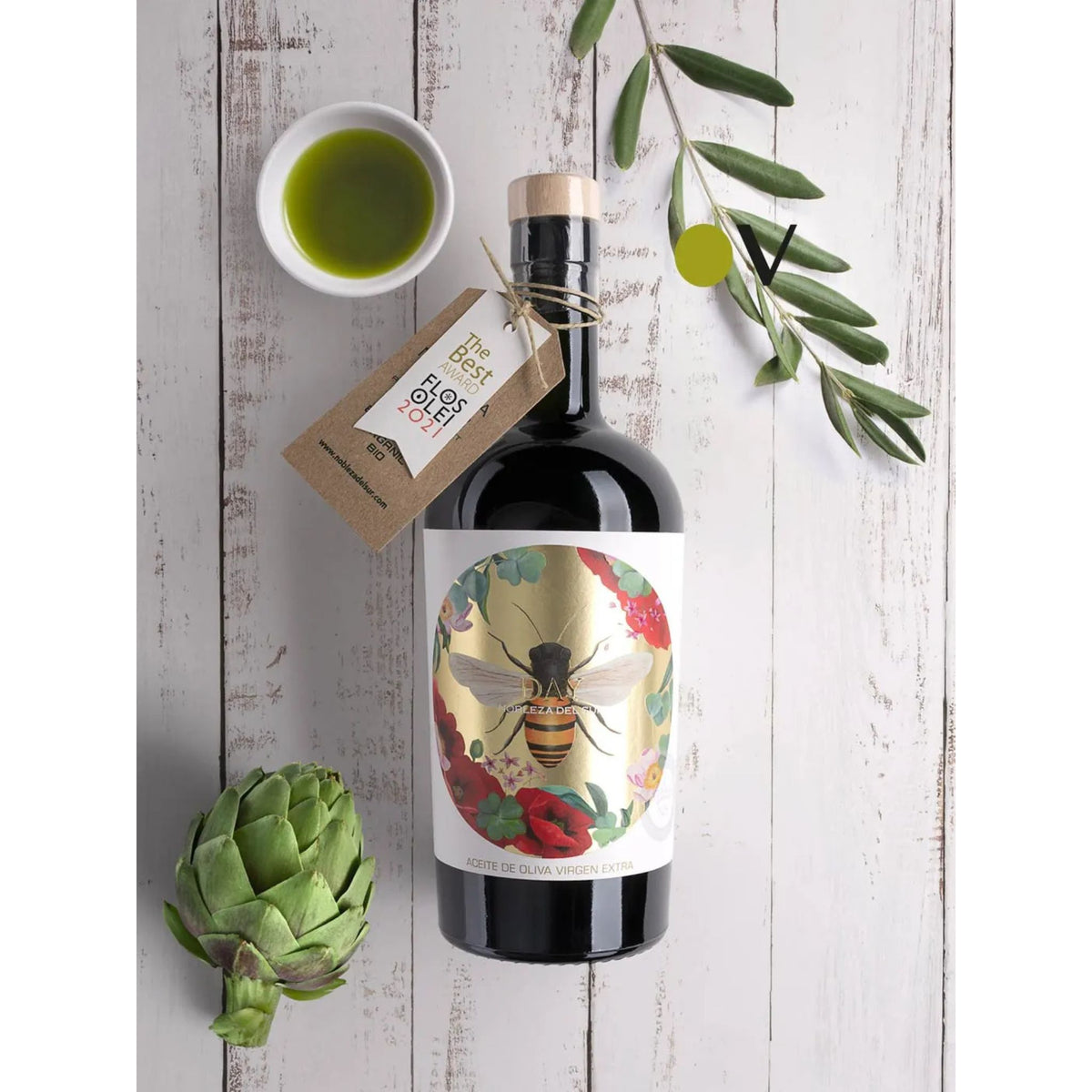 Gift-Boxed Nobleza del Sur Eco Day Organic Extra Virgin Olive Oil Harvest 2024 500ml