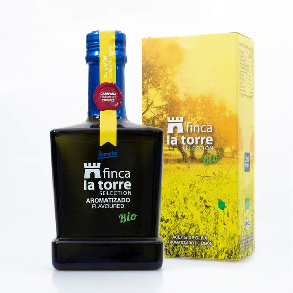 Finca la Torre Organic Lemon Infused Olive Oil 250ml